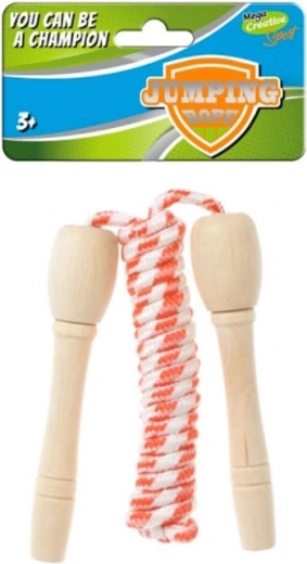 Šokdynė su medinėmis rankenomis MEGA CREATIVE