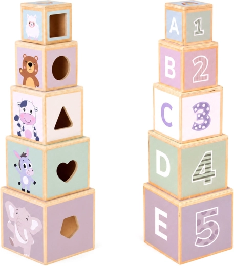 First numbers, letters and animals