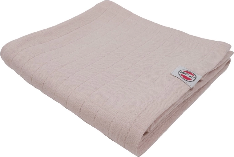 Lodger vystymo audinys iš organinės medvilnės Solid Powder 70 × 70 cm – 1 vnt.