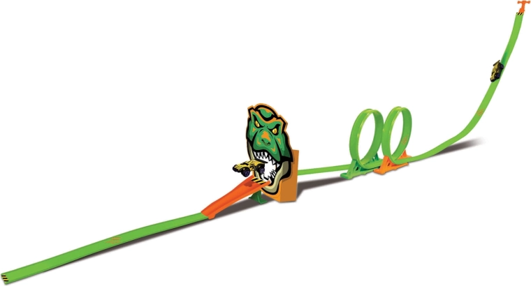 Maisto Dino Adventure dvigubos kilpos lenktynių trasa