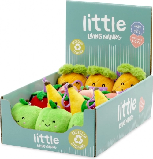 Pliušinis raktų pakabukas mini vaisius 10 cm