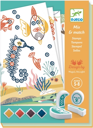 Stamp Set Surprising Animals Djeco