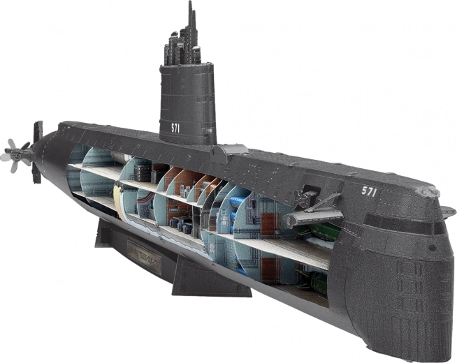 Metalinis 3D galvosūkis METAL EARTH Premium – povandeninis laivas USS NAUTILUS