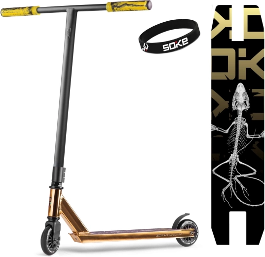 Freestyle paspirtukas Soke EVO street gold