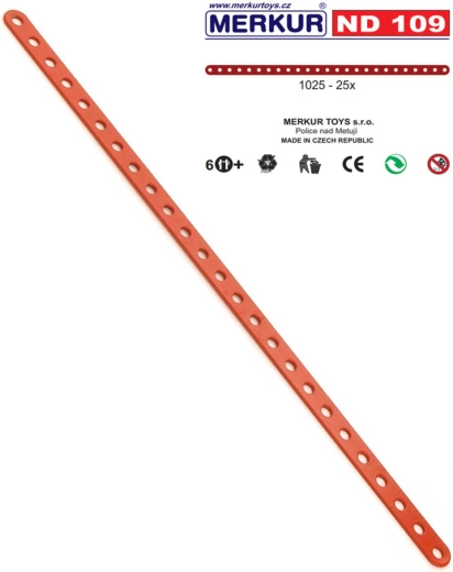 Merkur spare part ND109 – metal strips with 25 holes (25 pcs)