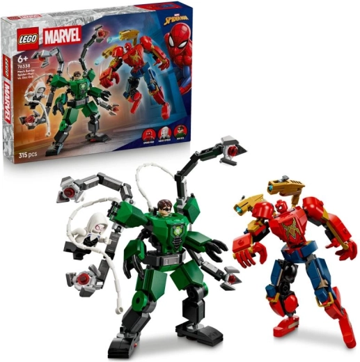 LEGO Marvel robotų dvikova: Žmogus-voras prieš Daktarą Oką