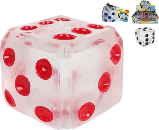Sugar Mega Stretch Dice 7 cm (6 pcs)