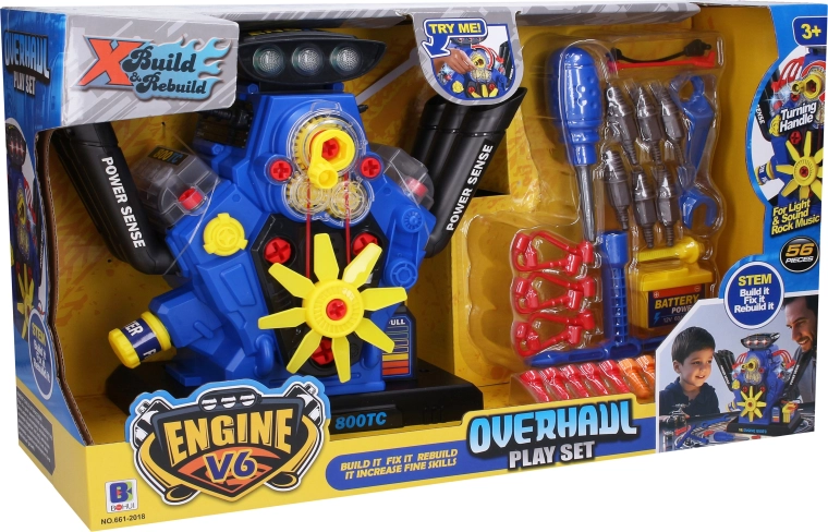 Complete mechanical play set