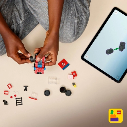 Skaitmeninis vadovas programėlėje LEGO Builder