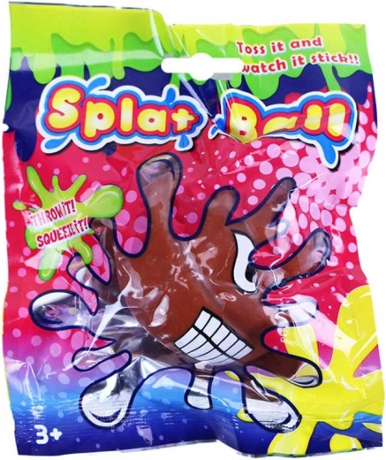 It splats and goes back into shape