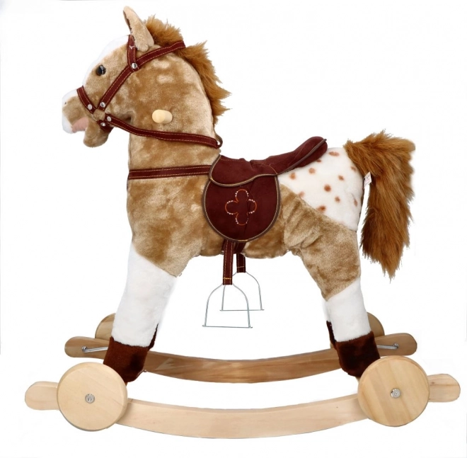 Supamasis arkliukas „Mustang“ su ratukais