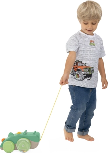 Supports first steps and motor skills