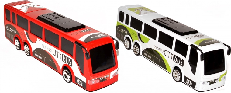Plastikinis autobusas 35 cm – 2 spalvos