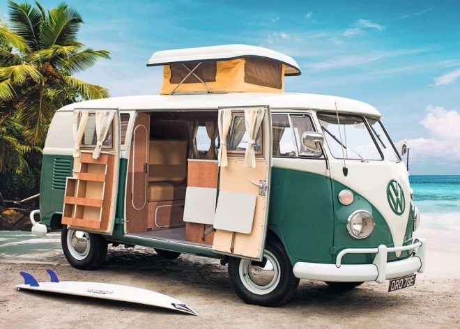 Dėlionė RAVENSBURGER Kempinginis automobilis VOLKSWAGEN T1 1000 dalių