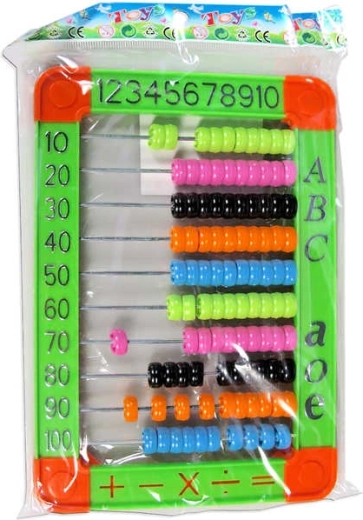 MaDe children's abacus with 100 beads (plastic)