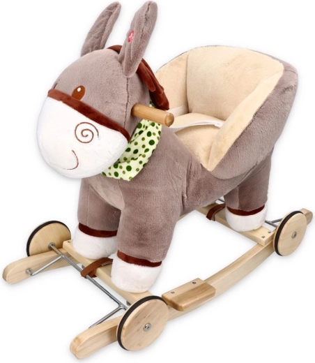Adam Toys rocking donkey with seat and wheels - 1 piece