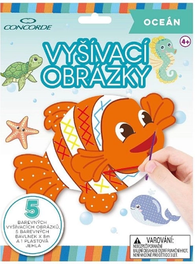 Siuvinėjimo rinkinys Okeanas CONCORDE vaikams