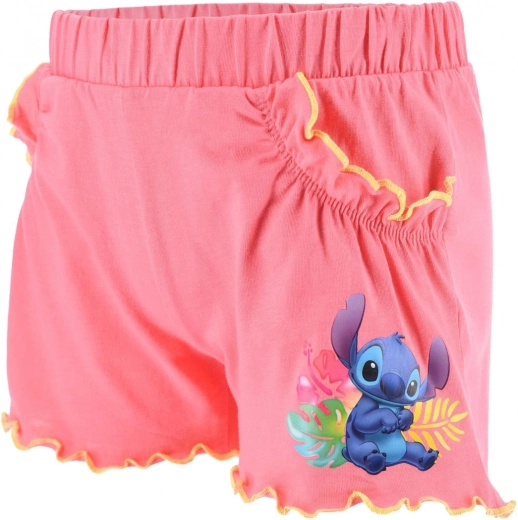 Vaikiški rožiniai šortai „Lilo ir Stitch“