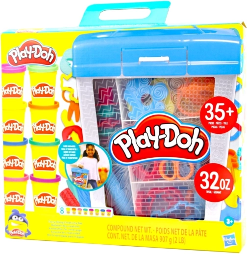 Kūrybinis PLAY-DOH lagaminėlis su modelinu ir priedais