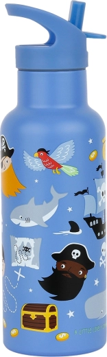 A Little Lovely Company stainless steel drinking bottle Pirates 500 ml