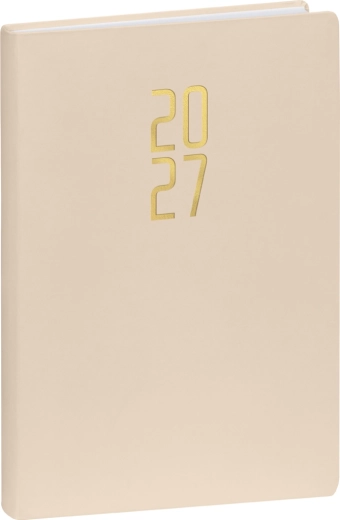 Notique daily diary Ponza 2027 cream 15 × 21 cm