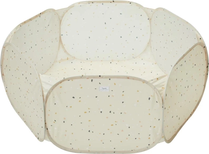 3 Sprouts sausas baseinėlis iš perdirbto poliesterio, terrazzo, smėlio spalvos