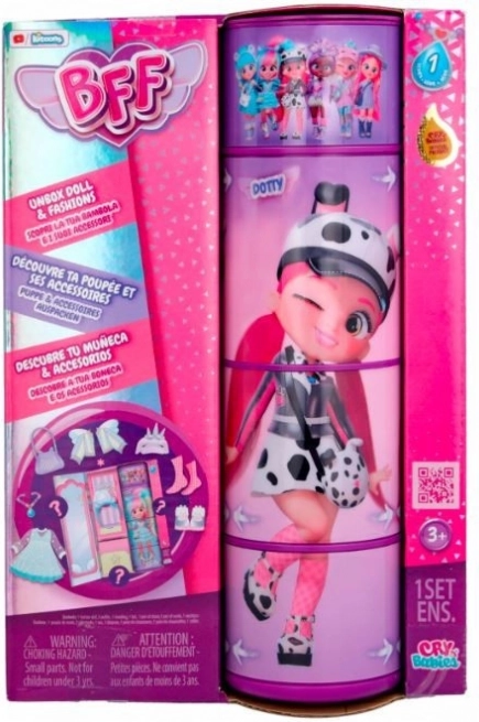 Lėlė CRY BABIES BFF Dotty – madinga paauglė su priedais