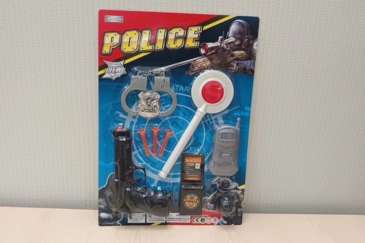 Policijos rinkinys su stabdymo disku