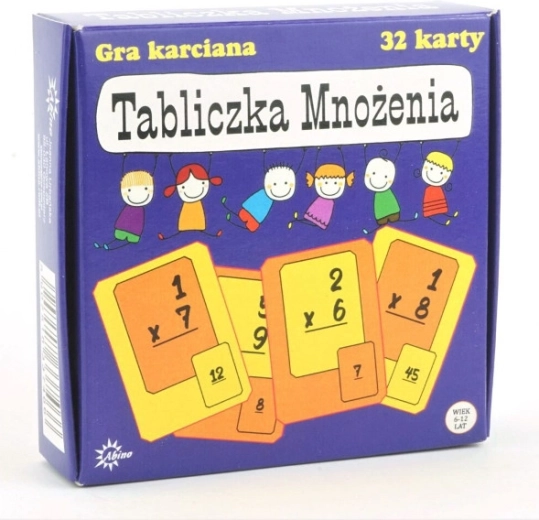 Kortų žaidimas Daugybos lentelė