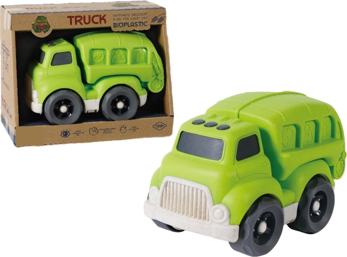 Bioplastic Garbage Truck 18 cm