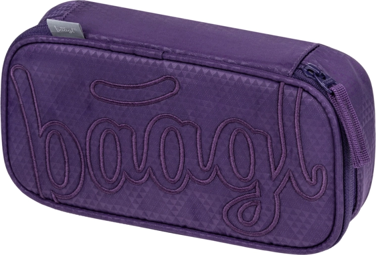 BAAGL mokyklinis penalas-etui Plum