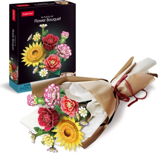 3D Puzzle – Flower Bouquet