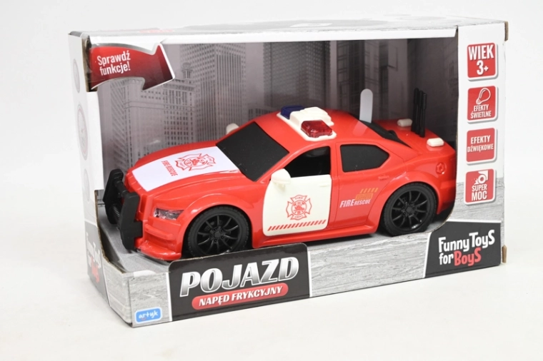 Sportinis ugniagesių automobilis su šviesa ir garsu
