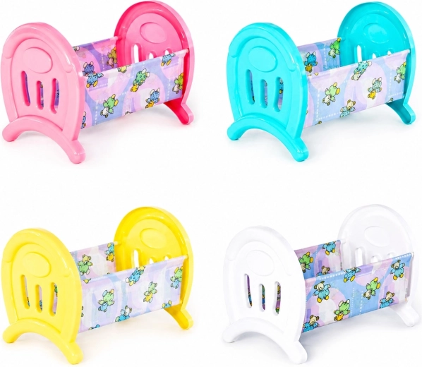Folding doll cradle large