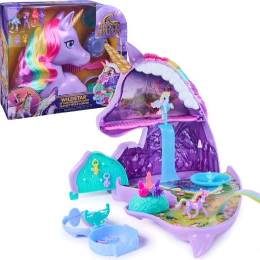 Unicorn Academy Wildstar – styling head and 2-in-1 playset