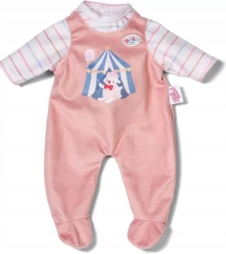 Abrikosų spalvos kombinezonas lėlėms BABY born 36 cm
