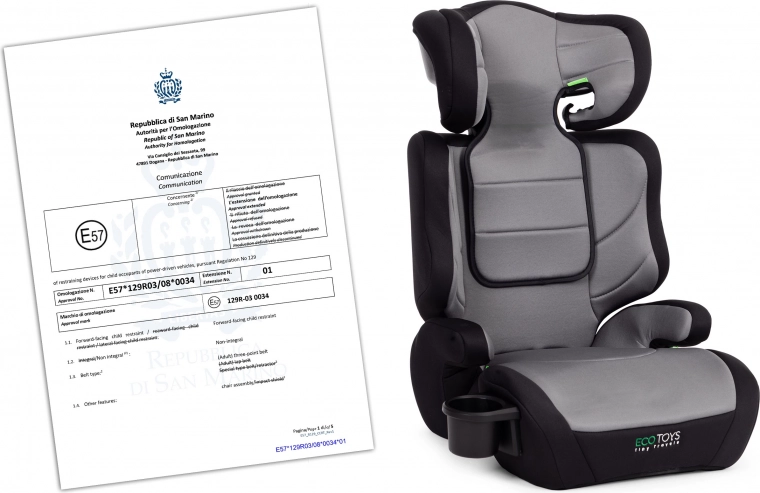 Sauga pagal i-Size (ECE R129/03)