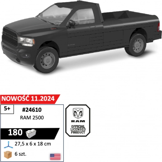 COBI Dodge RAM 2500 1:35 konstruktorius