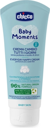 Chicco kremas kūdikio sėdmenukams Baby Moments 100 ml