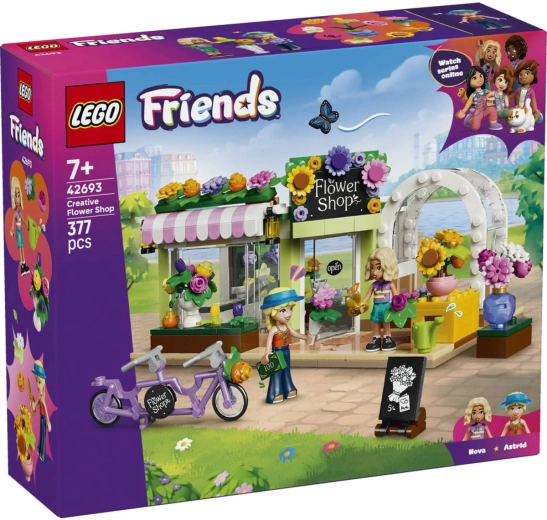 LEGO Friends kūrybinė gėlių parduotuvė