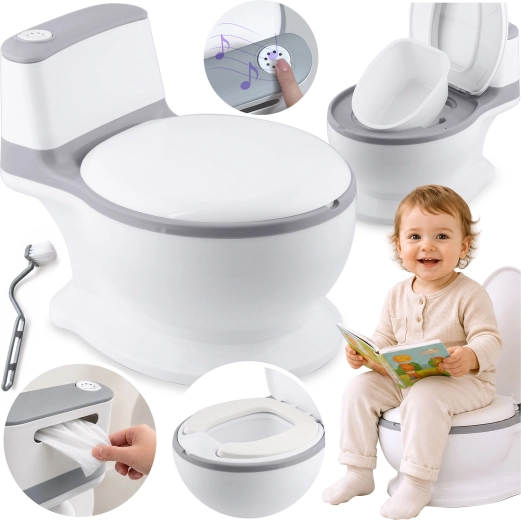 Ricokids interaktyvus grojantis naktipuodis vaikams, WC formos