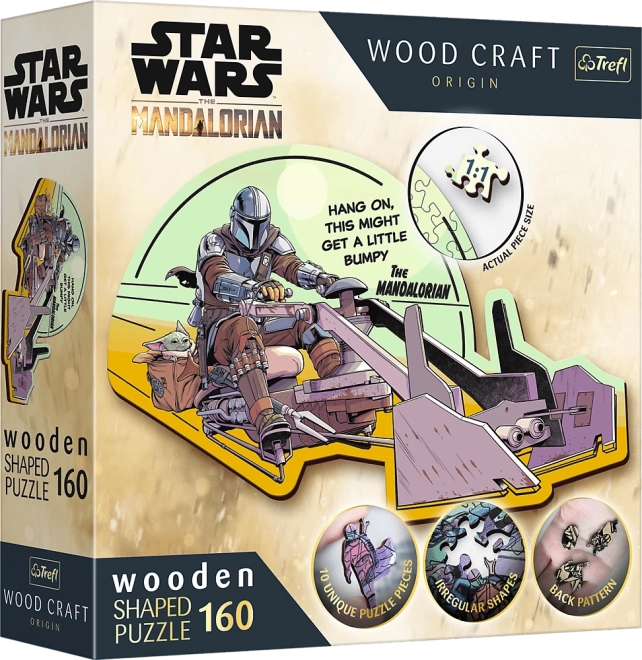 Medinė dėlionė Star Wars: The Mandalorian – 160 detalių