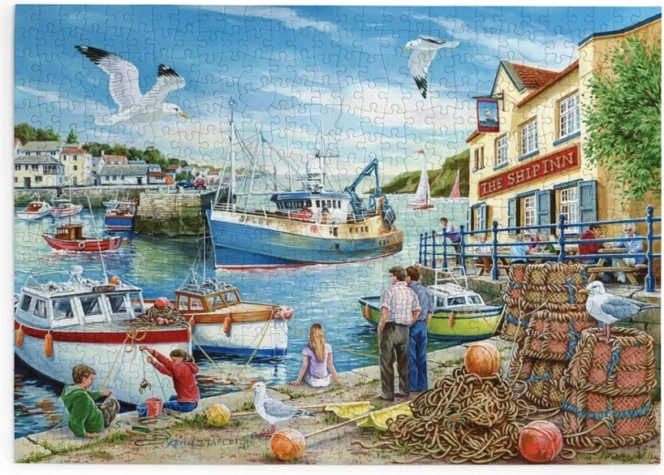 House of Puzzles Harbour Pub Puzzle with 500 Large Pieces
