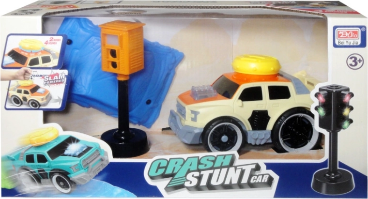 Bekelės automobilis su garsu ir šviesa, su paleidikliu ir radaru