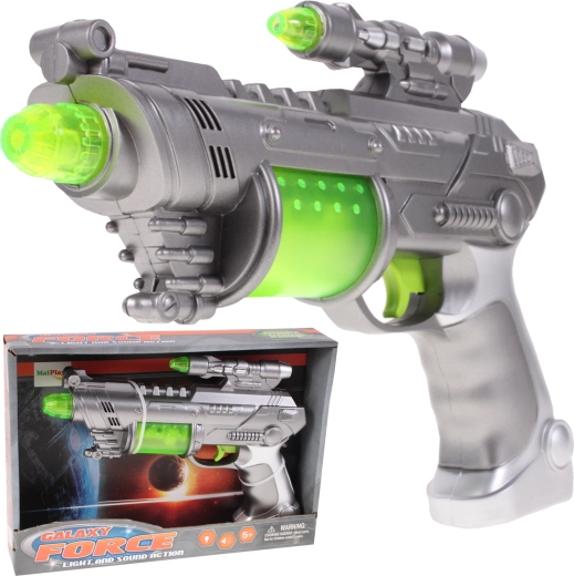 Galaxy Force pistoletas su šviesa ir garsu