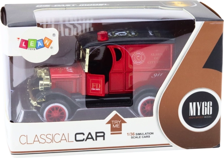 Autentiškas retro dizainas masteliu 1:36