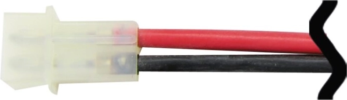 Silikoninis jungiamasis kabelis su AMP jungtimi, 1,5 mm², 18 cm