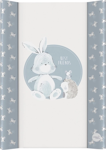 Ceba Baby vystymo kilimėlis su kieta lentele Basic Friends 50 × 70 cm