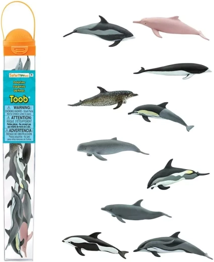 Safari Ltd. tube with dolphin figurines (10 pcs)