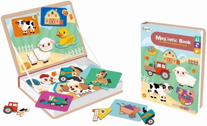 Magnetic puzzle Farm - 1 piece